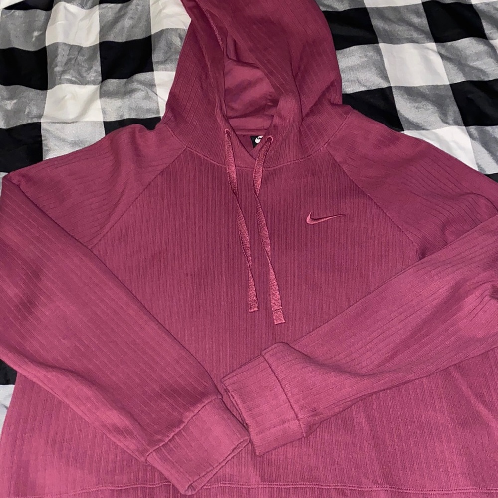 Nike ribbed hoodie